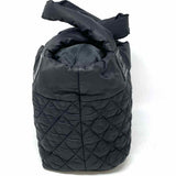 Chanel 2014 Coco Cacoon Nylon Black Quilted Made in Italy Tote