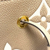 LOUIS VUITTON 2026 NeoNoe MM Giant Bicolour Cream Empreinte Leather Satchel