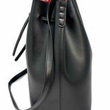 MANSUR GAVRIEL Black Leather Made in Italy Bucket Bag w/ Pouch