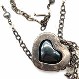 Lori Bonn 925 Sterling Silver Pendant 23" Heart Necklace