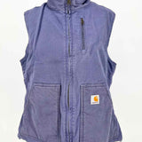 carhartt Women's Blue Size M Zip Canvas Vest