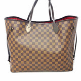 LOUIS VUITTON 2016 Neverfull GM Coated Canvas Brown Damier Ebene Tote