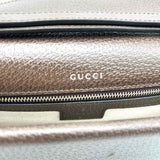 Gucci Small Dionysus East-West Coated Canvas Gray Flap GG SUPREME Shoulder Bag