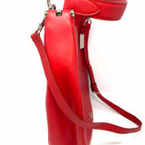 Coach Nomad Red Hobo Leather Shoulder Bag