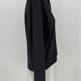 Vince Women's Black Size M Collared Long Sleeve
