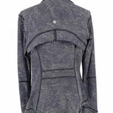Lululemon Define W4BE6S Women's Black White Size 8 Zip Polka Dot Jacket