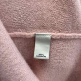 Neiman Marcus Women's Light Pink Size M V-Neck Cashmere Sweater