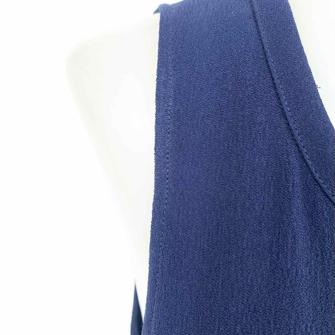 theyskens' theory Women's Navy Size 4/s Sleeveless Silk Mini Dress