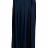 Ted Baker Women's Navy Size 4 Wide Leg Satin Pleated Pants
