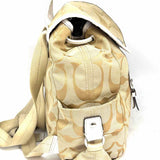 Coach Kyra Canvas Beige Signature BackPack