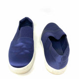 Vince Women's Navy Size 7.5 Slip on Satin Sneakers