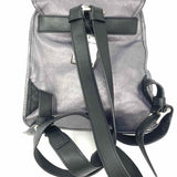 rag & bone Field Small Silver Flap Metalic Leather BackPack