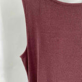 Eileen Fisher Women's Brown Size 3X Sleeveless Ribbed Dress