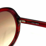 Dita Red Round Sunglasses