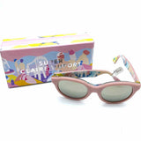 RETROSUPERFUTURE Light Pink Round Sunglasses