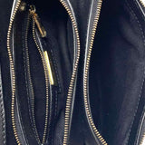 DOLCE & GABBANA Brown Green Stripe Messenger Leopard Print Crossbody