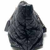 Chanel 2012 Ultimate Stitch Shopping Black Quilted Lambskin Leather Tote