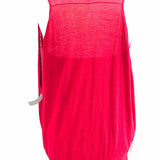 Max Mara Women's Red Size M 2 Piece Knit Wrap Sleeveless