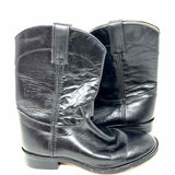 Justin Roper Women's Black Size 8.5 Mid calf Western Boots