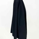 Vince Women's Black Size L Shawl Collar Wool Cardigan