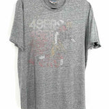 Junk Food Men's Gray Size XL Crew Neck Football T-shirt