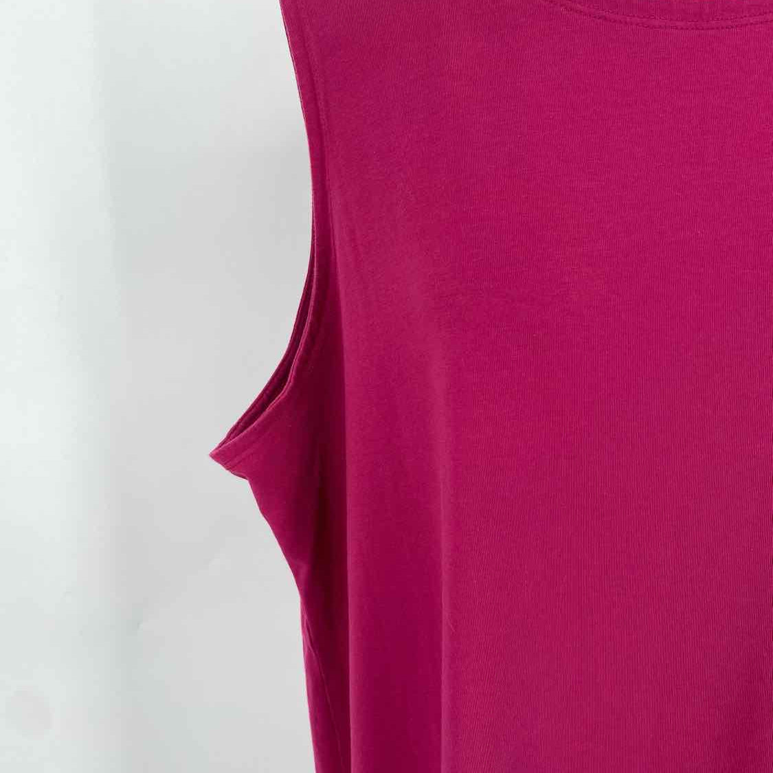 Eileen Fisher Women's Plum Size 3X Knee High Sleeveless Dress
