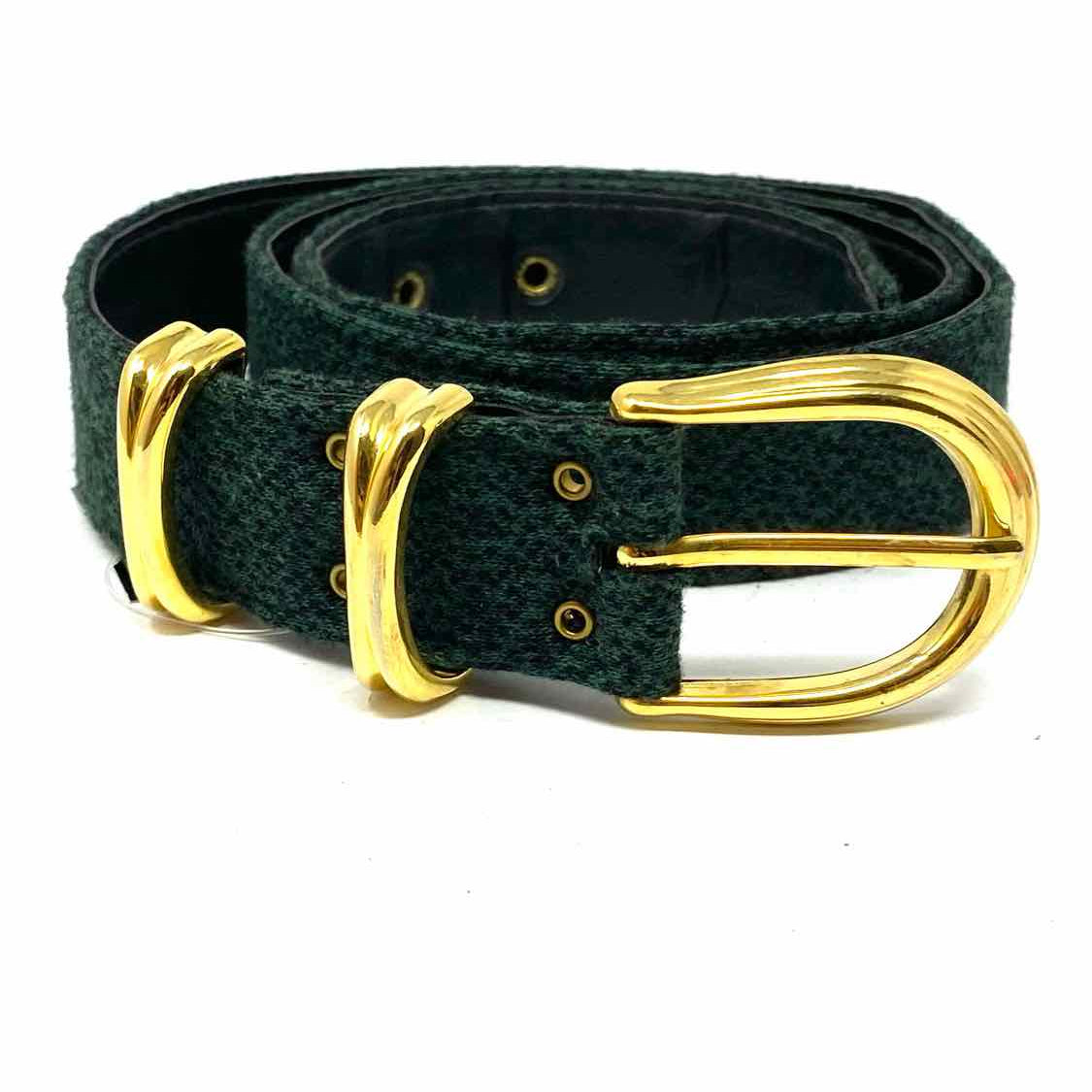 Vintage Fabric Green 30" Made in Canada Belt