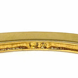 Swarovski Gold Tone White Hinged Crisscross Crystal Bangle