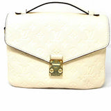 LOUIS VUITTON Pochette Metis Cream Monogram Empreinte Leather Crossbody