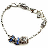 Brighton Silver tone Charm Bracelet