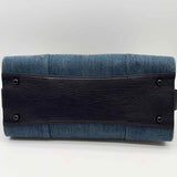 Coach Mercer 30 Denim Dark Blue Top Handle Satchel