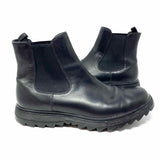 Prada Brixxen Men's Black Shoe Size 10.5 Leather Chelsea Boots