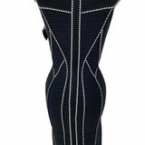 HERVE LEGER Women's Black Size XS Bodycon bandage Dress