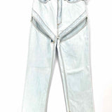 Stash Women's Light Wash Size S/0 High Waisted Cut Out Jeans