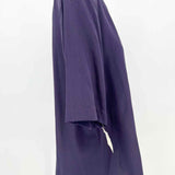 Classiques Women's Eggplant Size M Silk Short Sleeve Top