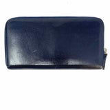 Chanel Navy Zip-Around CC Leather Wallet