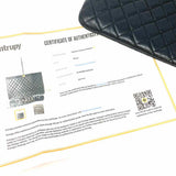 Chanel 2017-18 Boy O Case Black Quilted Lamb Leather Made in Italy Clutch