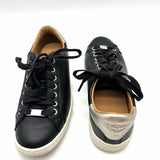 UGG Milo Women's Black Size 7 Lace-up Leather Sneakers