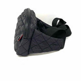 MZ WALLACE Nylon Black Quilted Waist Bag