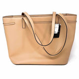 Kate Spade Hayes Medium Beige Tassel Pebbled Leather Tote
