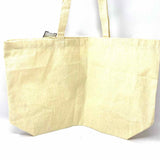 Sezane Canvas Cream Heart Tote