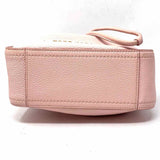 Marc Jacobs Light Pink Crossbody Pebbled Leather Bucket Bag