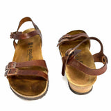 Papillio by Birkenstock Lana Women's Brown Size 9 Leather Buckle Sandals