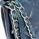 Chanel 2011-12 In The Business Navy Boy Bag Lock Quilted Shoulder Bag