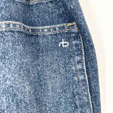 rag & bone Miramar Women's Blue Size L Wide Leg Jean Print Pants
