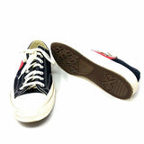 Converse x Comme des Garcons PLAY Men's Black Shoe Size 11 Low Top Sneakers