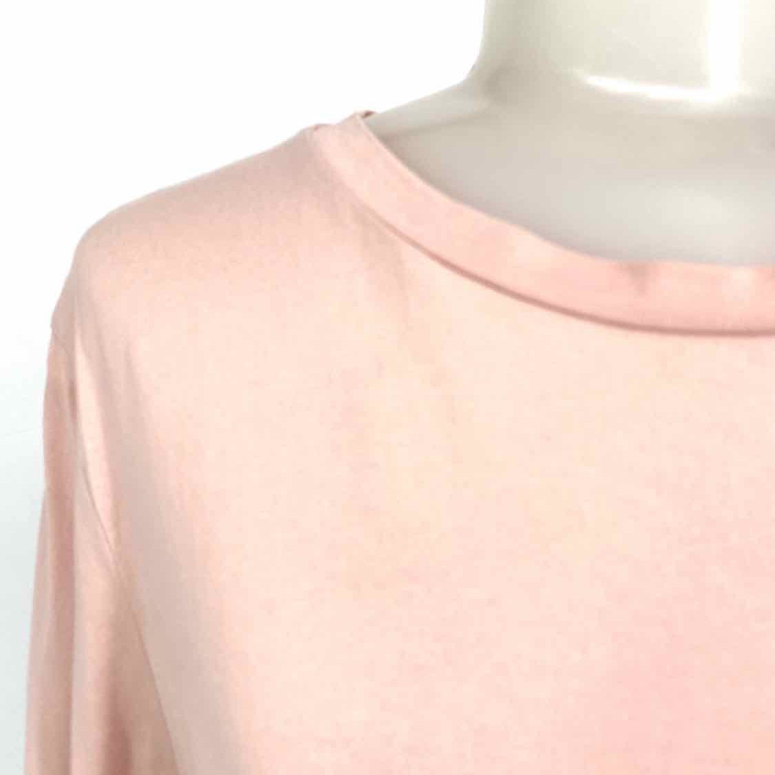Theory Women's Pink Size M Cotton Long Sleeve
