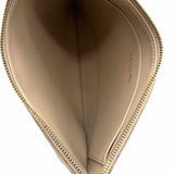 Christian Dior 2023 Caro Daily Pouch M Taupe CANNAGE Pebbled Leather Wristlet