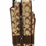 Coach Canvas Beige Rolling Signature Suitcase