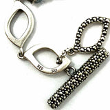 Judith Jack 925 Sterling Silver Chain Marcasite Bracelet